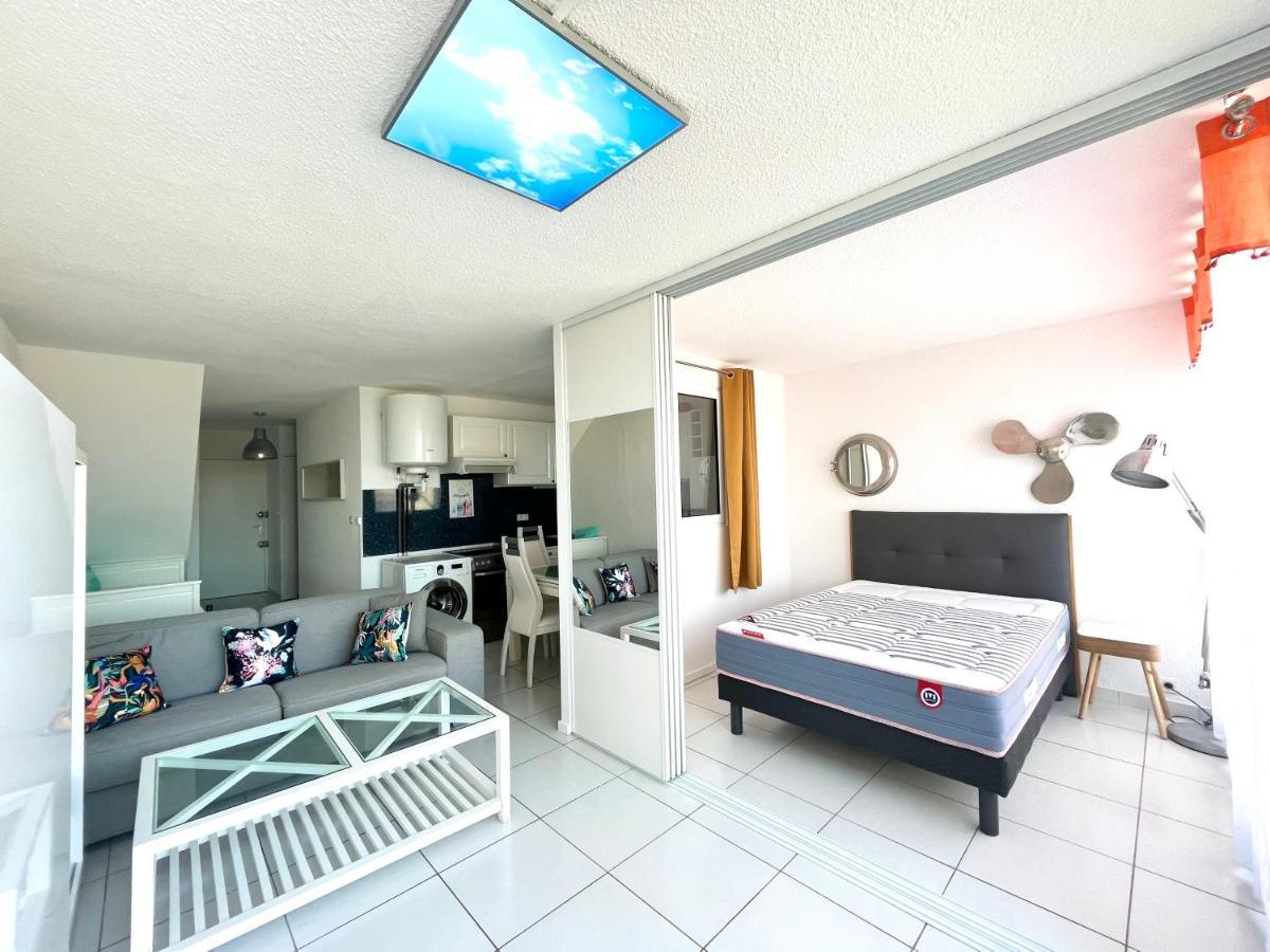 Barcaresa-Elegant Appartement Vue Mer Wifi Parking Le Barcarès Eksteriør billede